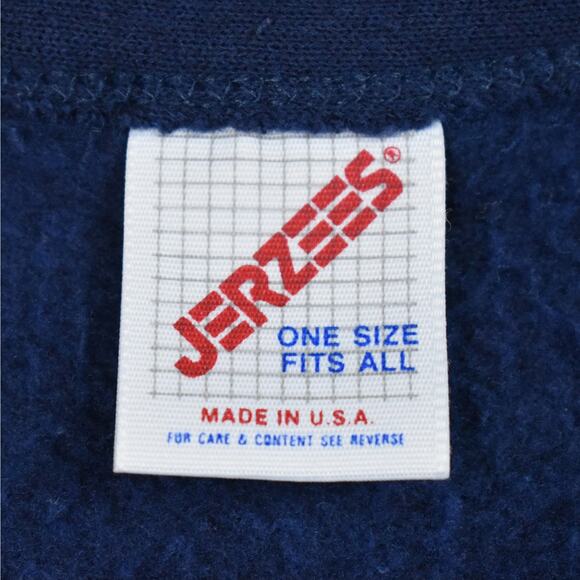 Vintage Angel Bear Navy Blue button up cardigan sweatshirt fits up to sz xlarge - Picture 5 of 8